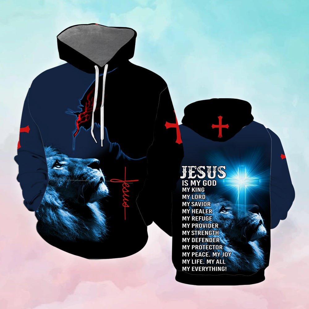 Awesome Easter Jesus My King My Lord My Savior All Over Print  For Men & Women  HT6537