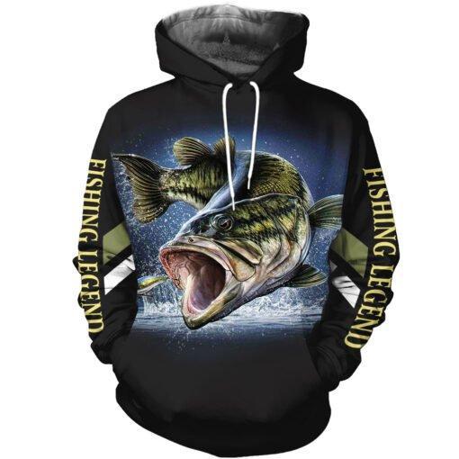 Bass Fishing All Over Print  For Men & Women  HT4525