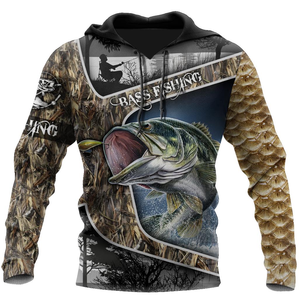 Bass Fishing All Over Print  For Men & Women  HT6229