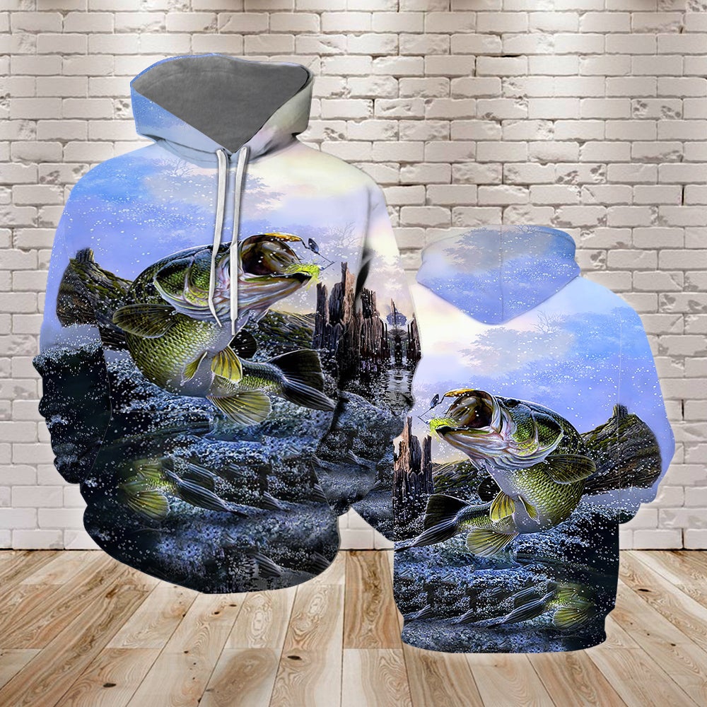 Bass Fishing All Over Print  For Men & Women  HT6234