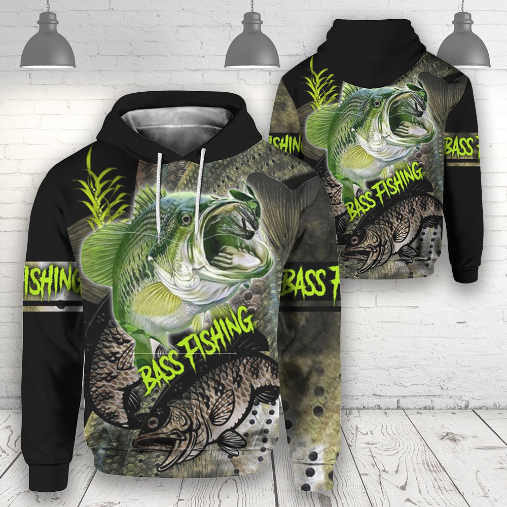 Bass Fishing Flag All Over Print  For Men & Women  HT4255