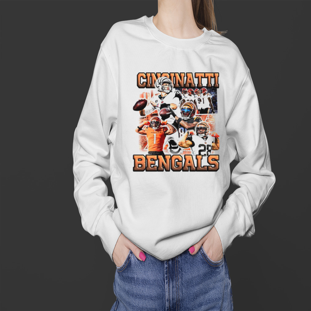 Cincinnati Bengals Team players retro shirt, hoodie, sweater, long