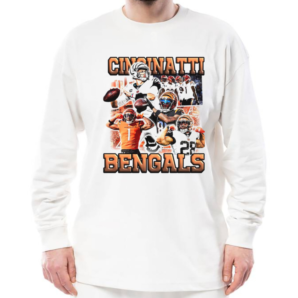 Cincinnati Bengals Team Players Retro Shirt - Peanutstee