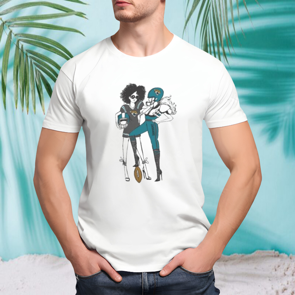 G-III 4Her By Carl Banks Heather Gray Jacksonville Jaguars Football Girls T-Shirt