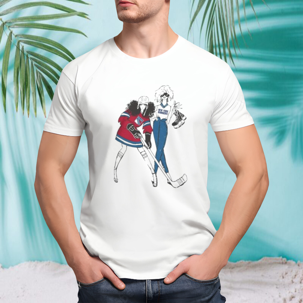 G-III 4Her By Carl Banks New York Rangers Hockey Girls Fitted T-Shirt