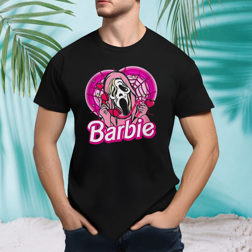 Horror Doll Characters Pink Doll Ghost Face T-Shirt