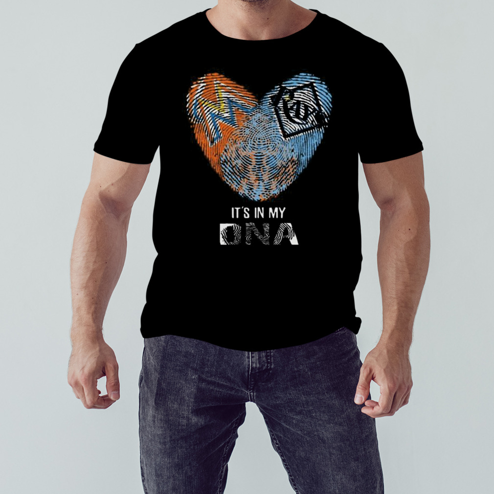 Tampa Bay Rays And Miami Marlins Heartt It%E2%80%99s In My DNA 2023 Shirt e485a3 0