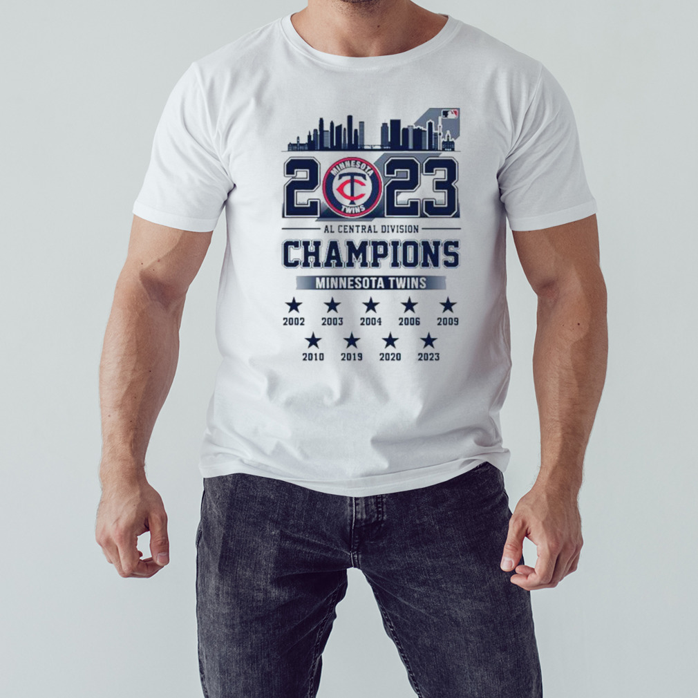 Minnesota Twins 2023 American League AL Central Division Champions shirt -  Dalatshirt