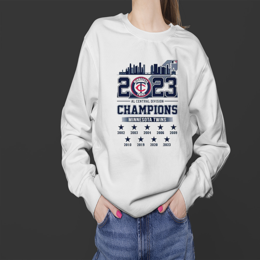 Minnesota Twins 2023 American League AL Central Division Champions shirt -  Dalatshirt