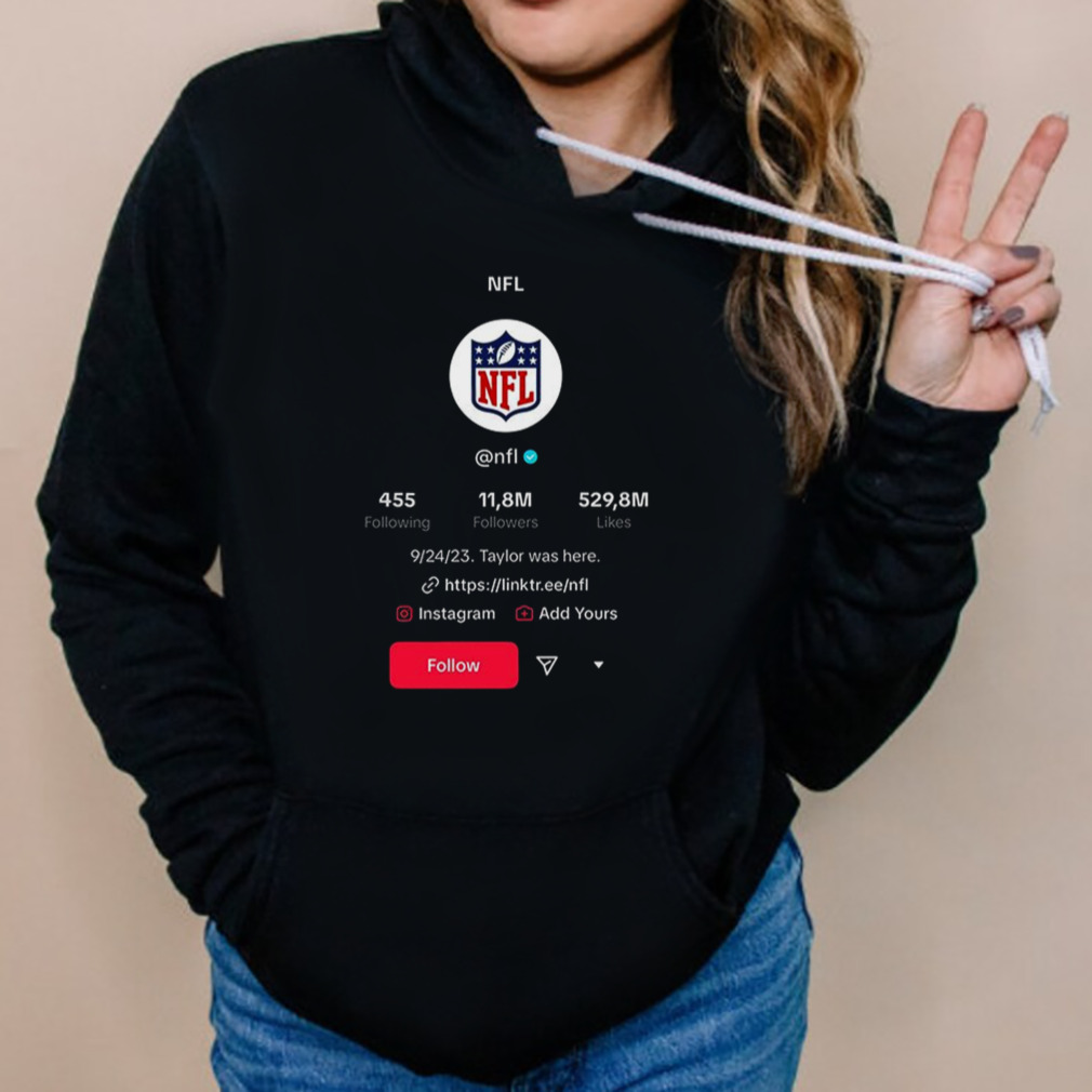 24 September 2023 Taylor Swift Was Here Nfl Funny Tiktok Profile T