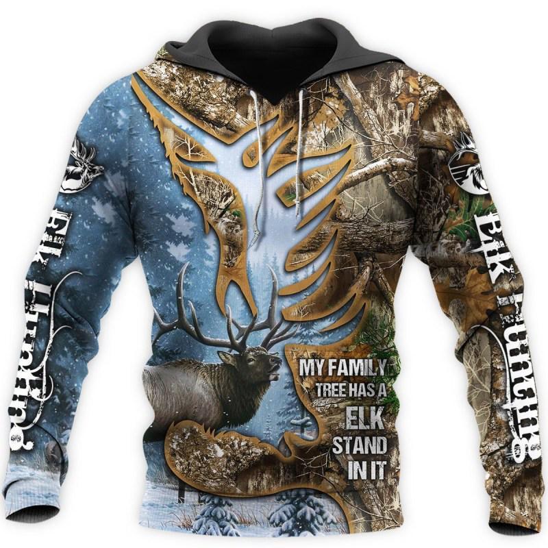 Elk Hunting All Over Print  For Men & Women  HT2514