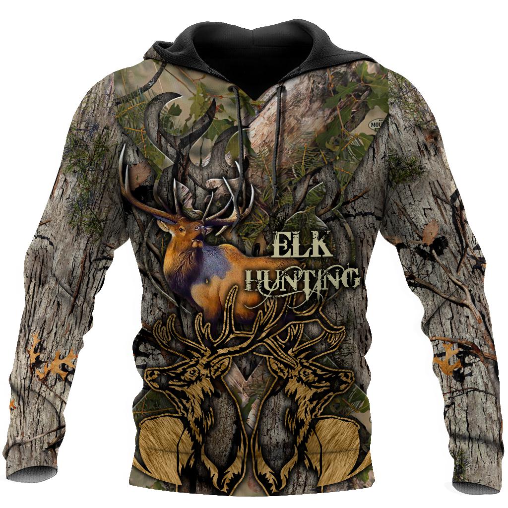 Elk Hunting All Over Print  For Men & Women  HT3235