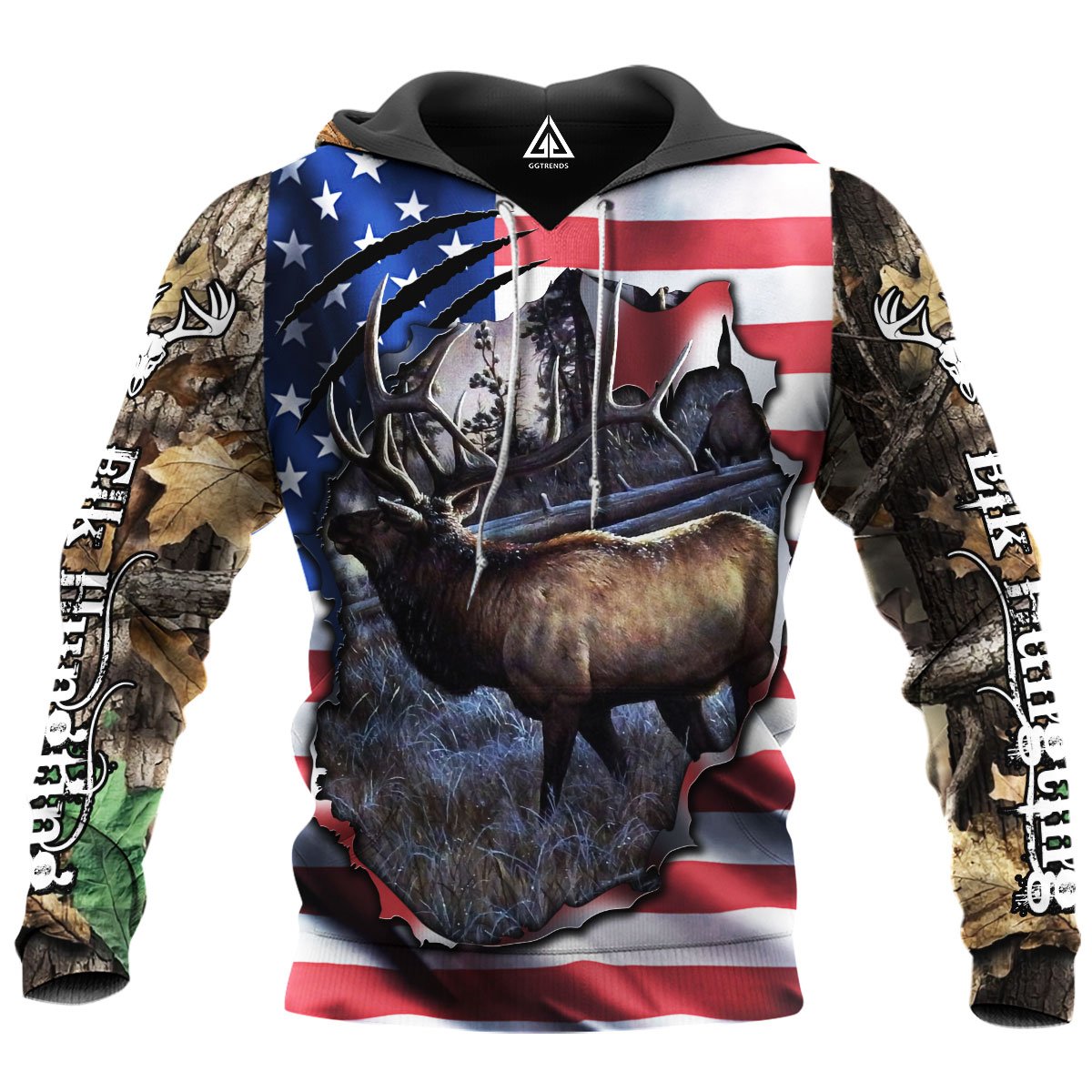 Elk Hunting All Over Print  For Men & Women  HT4226