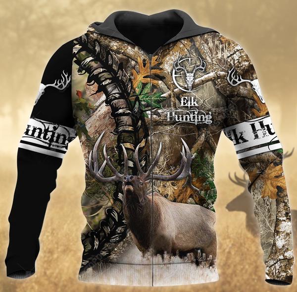 Elk Hunting All Over Print  For Men & Women  HT4925