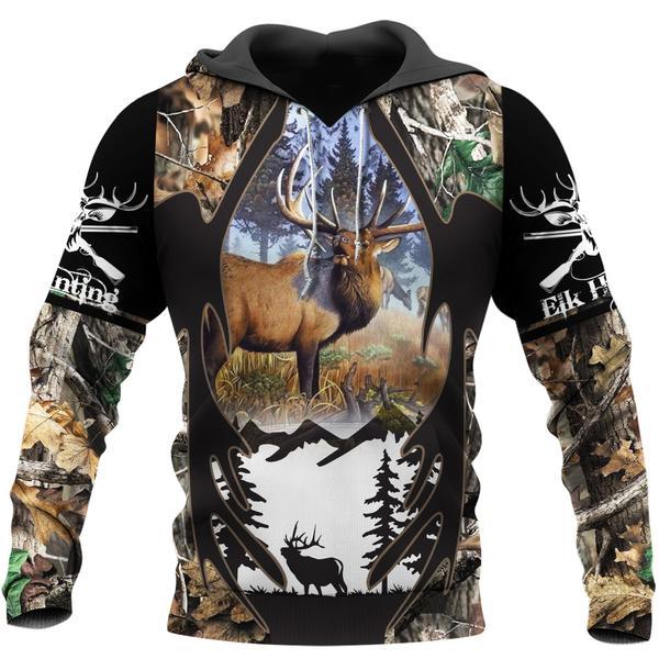 Elk Hunting All Over Print  For Men & Women  HT4929