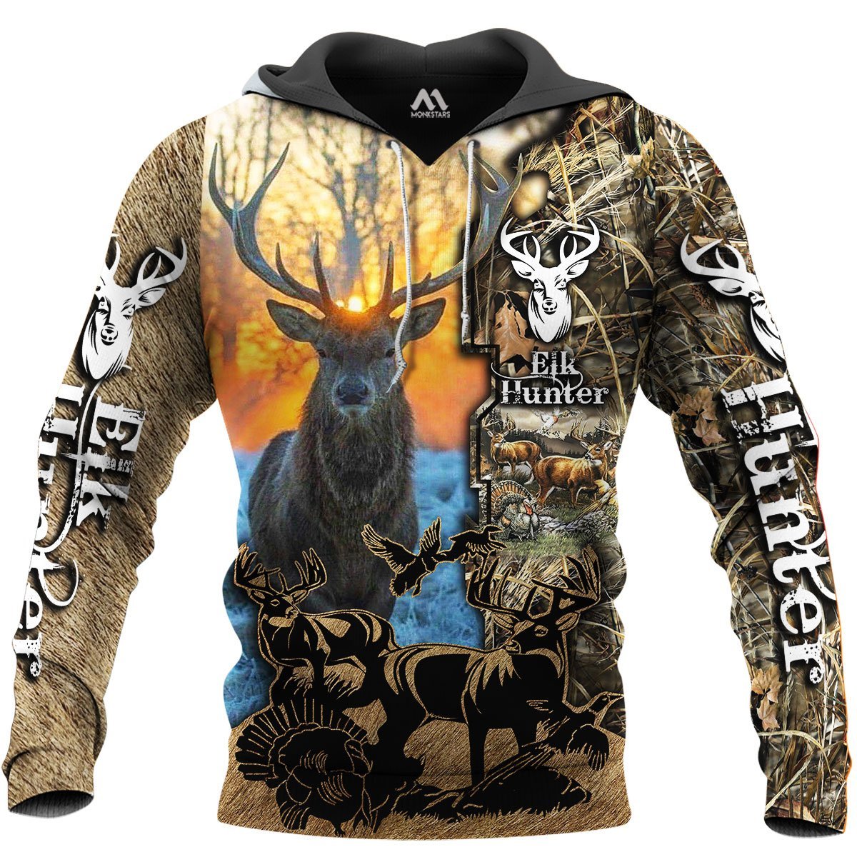 Elk Hunting All Over Print  For Men & Women  HT4931