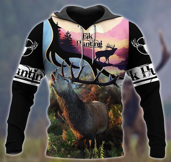 Elk Hunting All Over Print  For Men & Women  HT4944