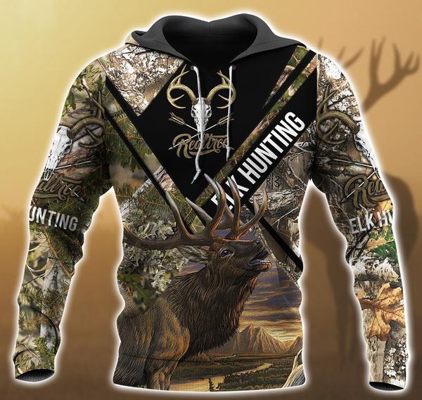 Elk Hunting All Over Print  For Men & Women  HT5211