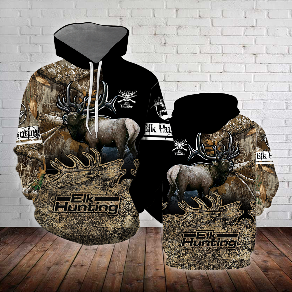 Elk Hunting Art All Over Print  For Men & Women  HT4653