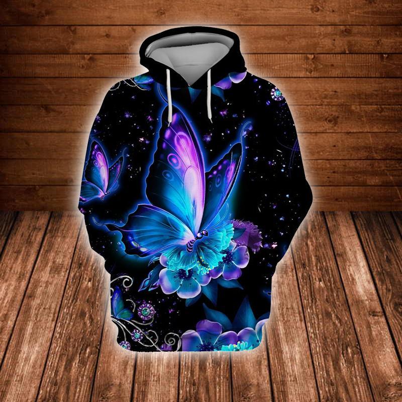 Galaxy Butterfly All Over Print  For Men & Women  HT3467