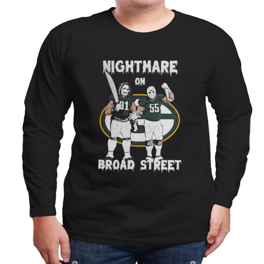 Green Bay Packers Nightmare On Broad Street T-Shirt