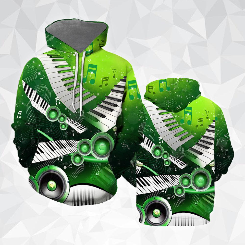 Green Piano All Over Print  For Men & Women  HP2200