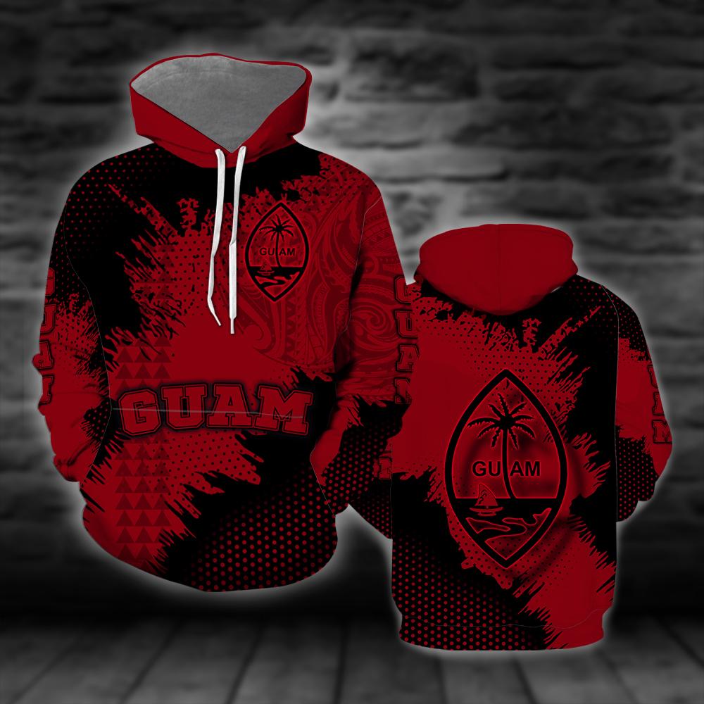 Guam Coat Of Arms Red Cool All Over Print  For Men & Women  HO5829