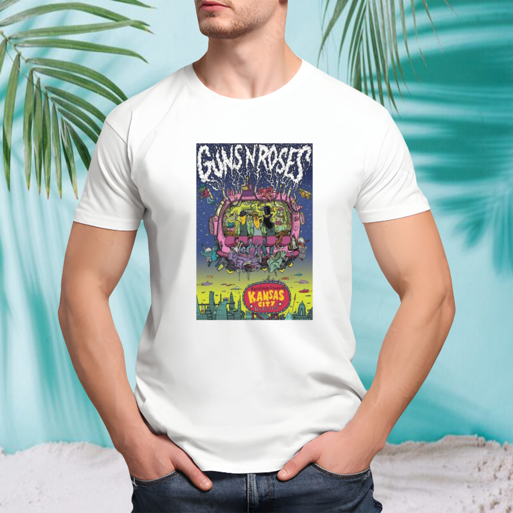Guns N’ Roses September 23 2023 Kansas City MO Poster T-shirt