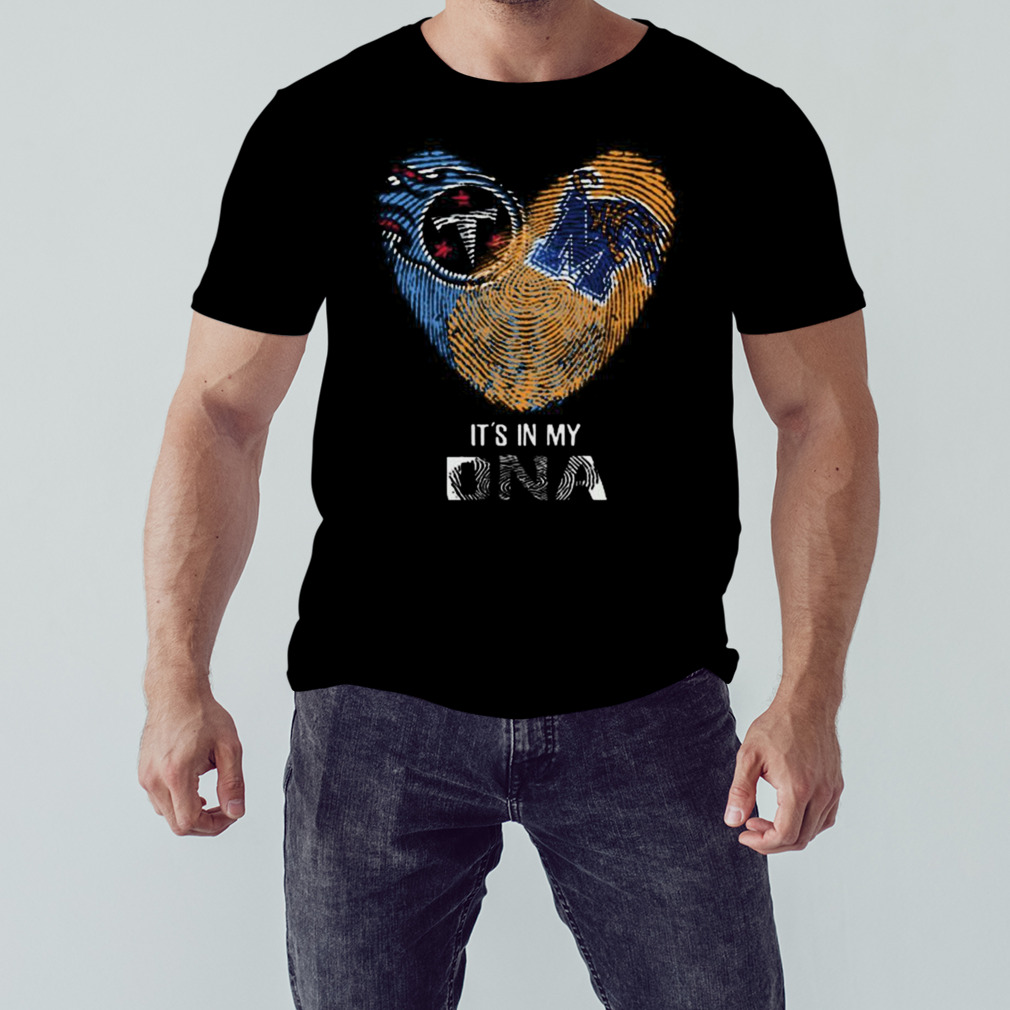 Tennessee Titans Vs Memphis Tigers Heart It's In My DNA 2023 shirt -  Limotees