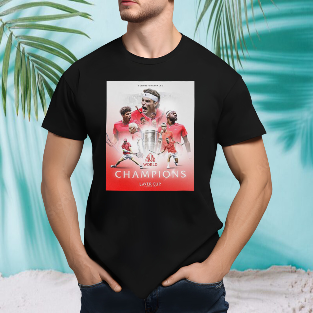 Tennis Unrivaled Laver Cup Vancouver 2023 World Champions T-Shirt