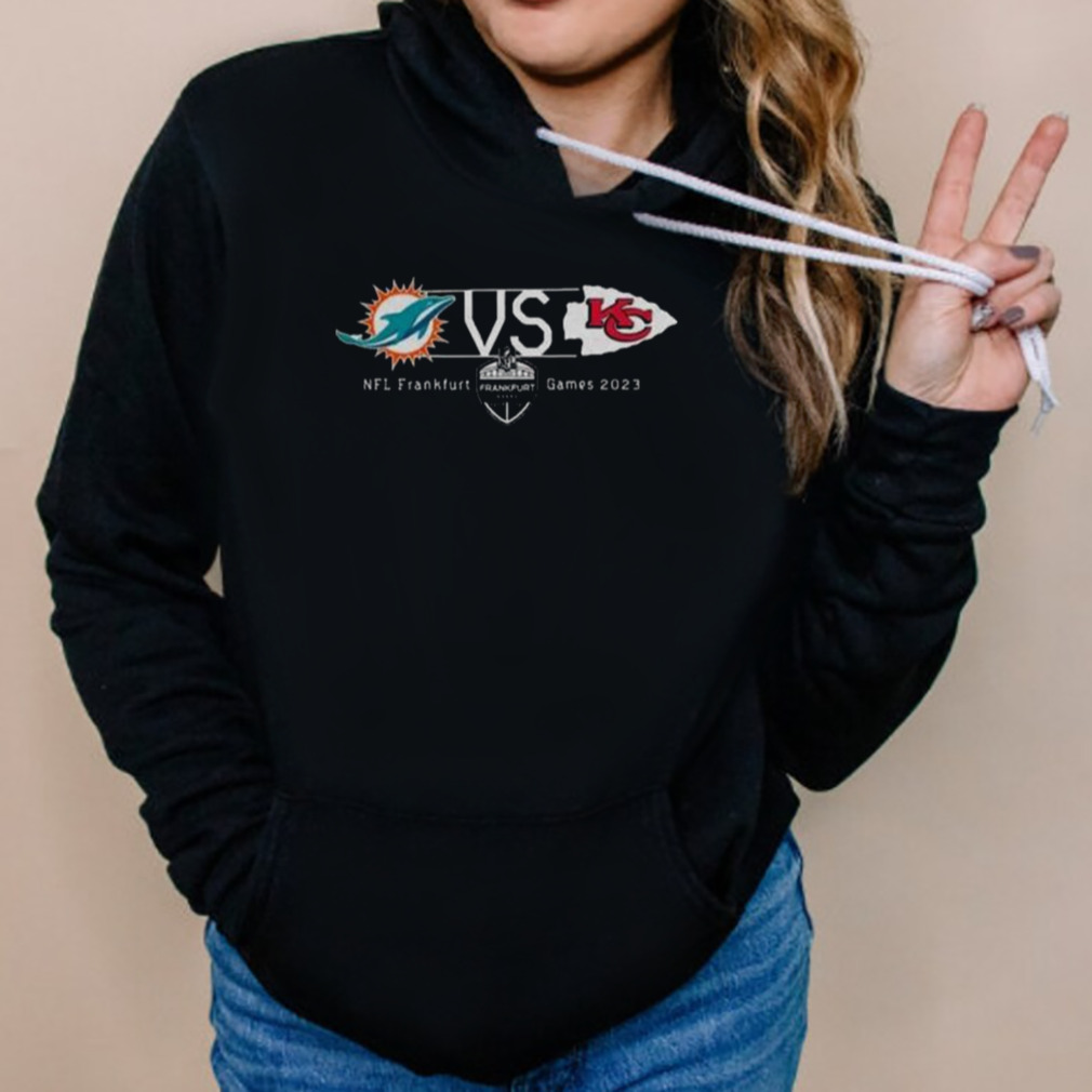 2023 Miami Dolphins Vs Kansas City Chiefs Germany Frankfurt Games Match Up shirt 5 Hoodies