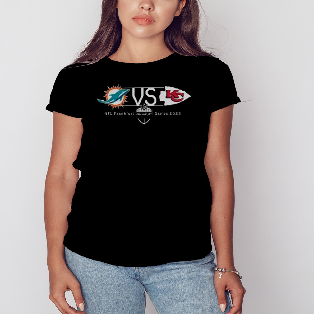 2023 Miami Dolphins Vs Kansas City Chiefs Germany Frankfurt Games Match Up shirt 2 Women's tshirt