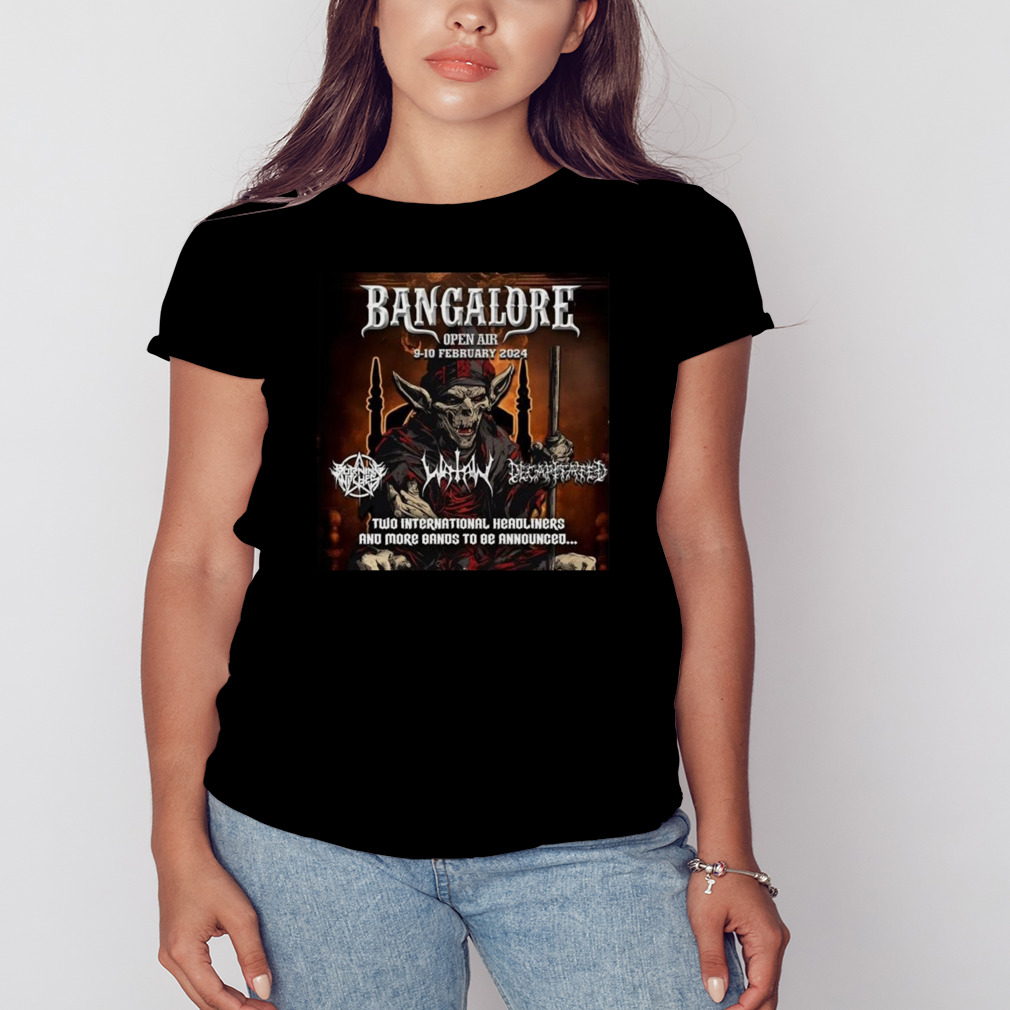 Bangalore Open Air 2024 Two International Headliners And More Bands To Be Announced poster T-shirt 2 Women's tshirt