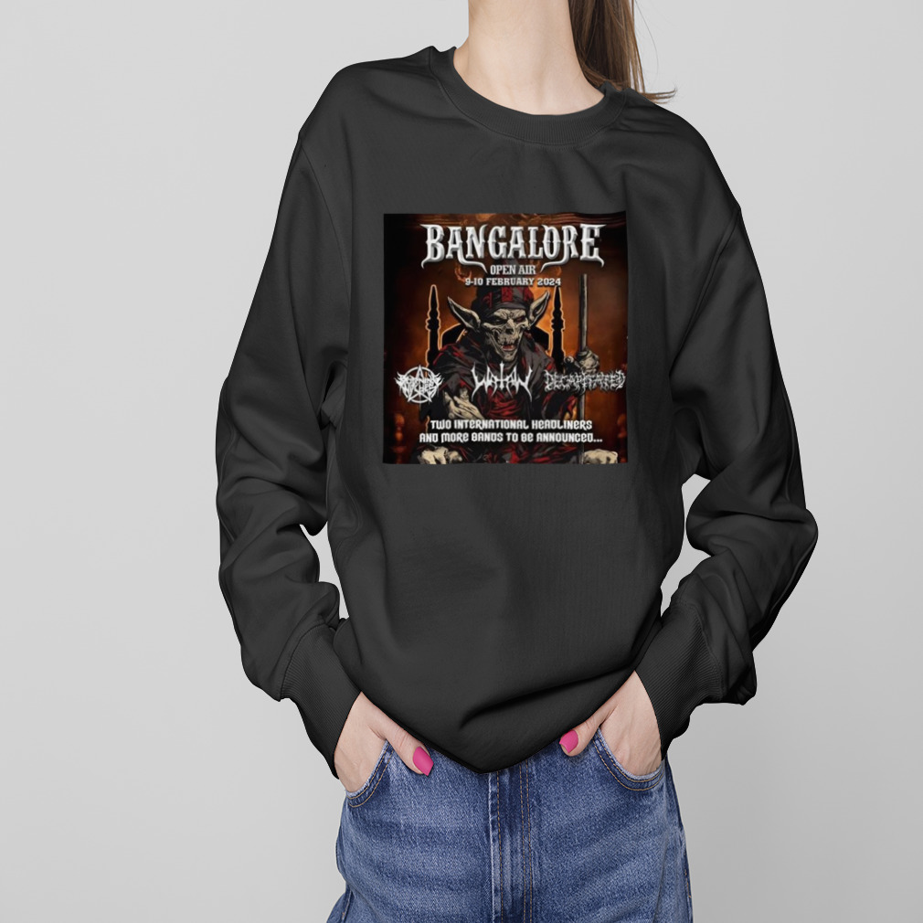 Bangalore Open Air 2024 Two International Headliners And More Bands To Be Announced poster T-shirt 4 Sweaters