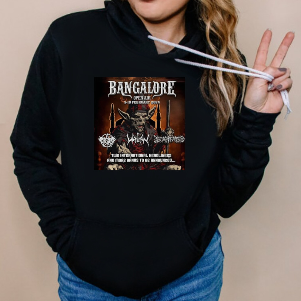 Bangalore Open Air 2024 Two International Headliners And More Bands To Be Announced poster T-shirt 5 Hoodies