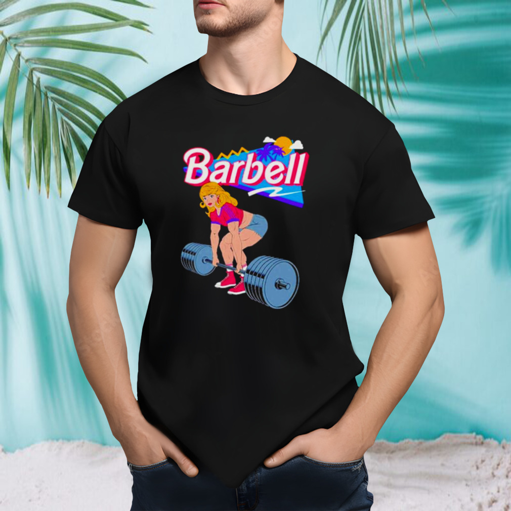 Barbell Barbie gym shirt