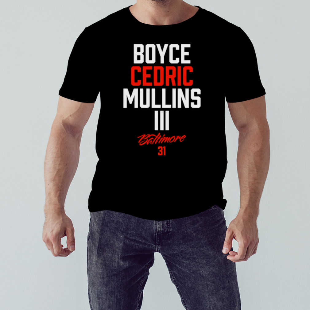 Baltimore Orioles Boyce Cedric Mullins III shirt - redbubbletees