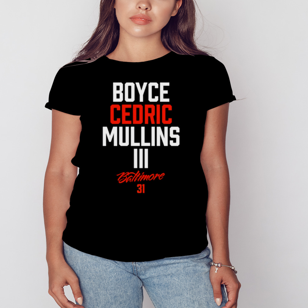 Baltimore Orioles Boyce Cedric Mullins III shirt - redbubbletees