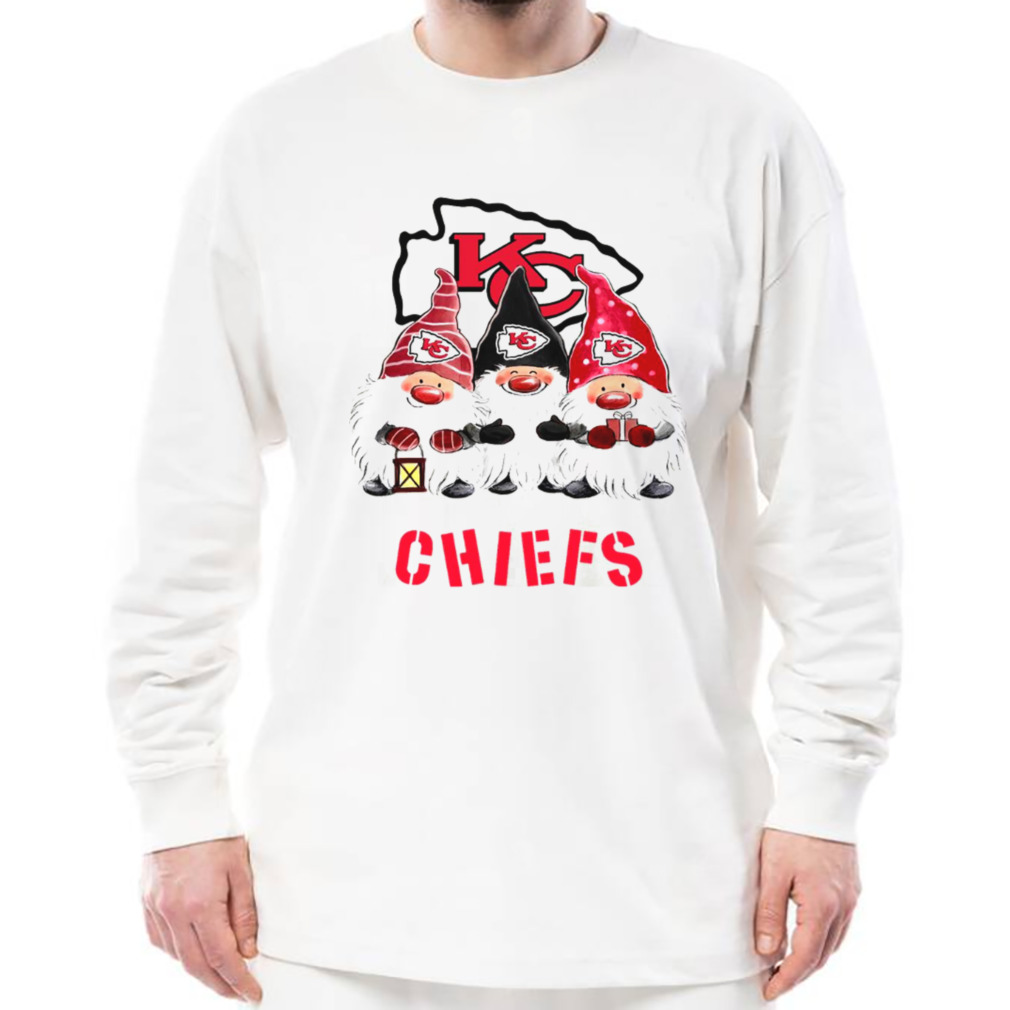 Gnomies Kansas City Chiefs Christmas T-Shirt - TeeNavi