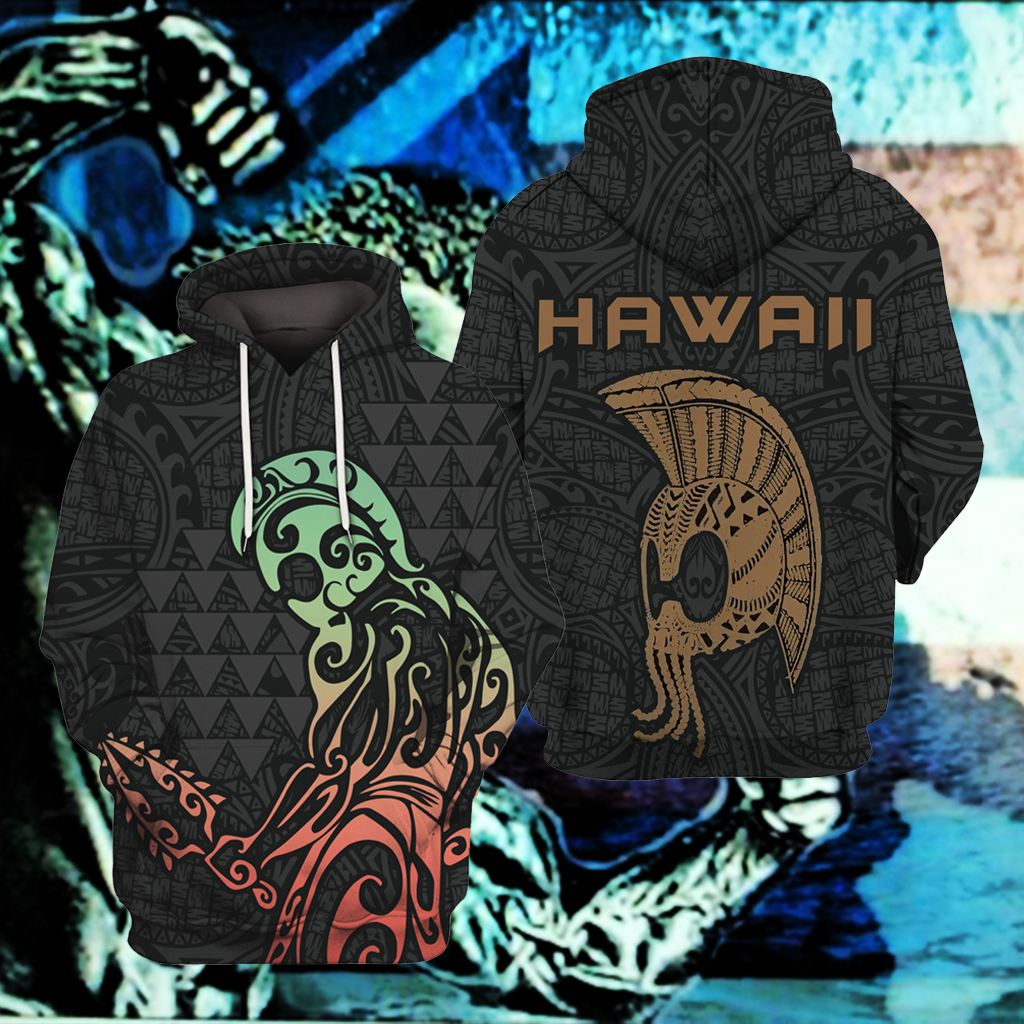 Hawaii Warrior All Over Print  For Men & Women  HT2368