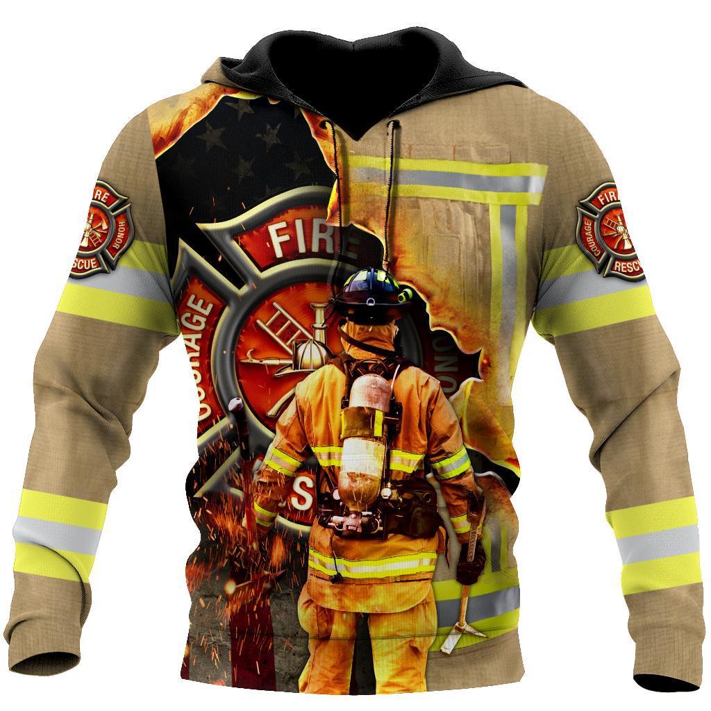 Hero Firefighter All Over Print  For Men & Women  HT6052