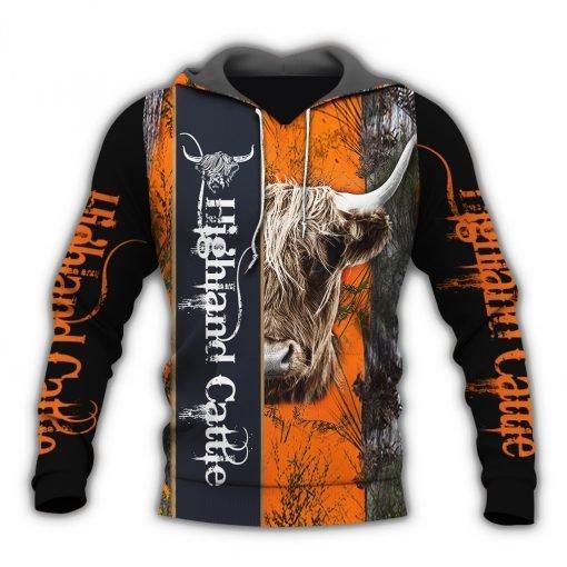 Highland Cattle Hunting All Over Print  For Men & Women  HT5341