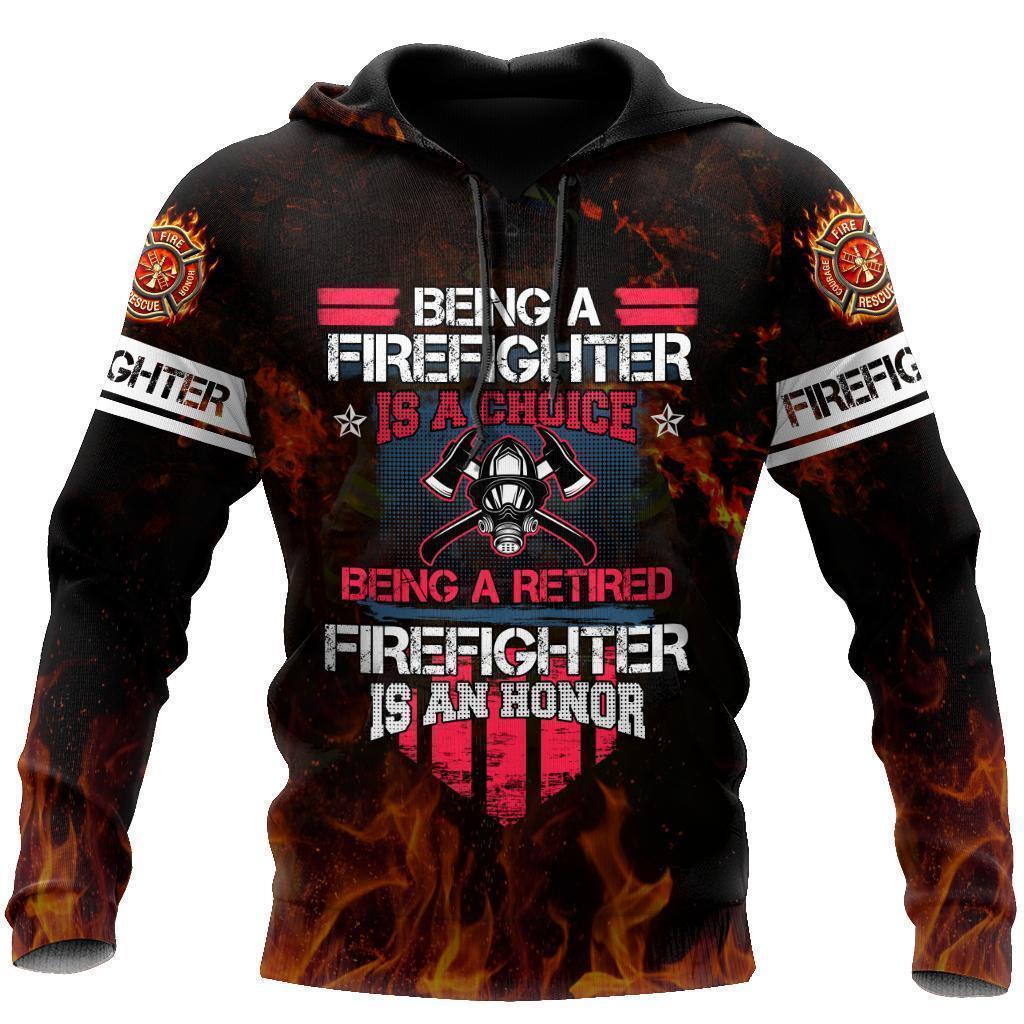 Honor To Be Firefighter  All Over Print  For Men & Women  HT7436