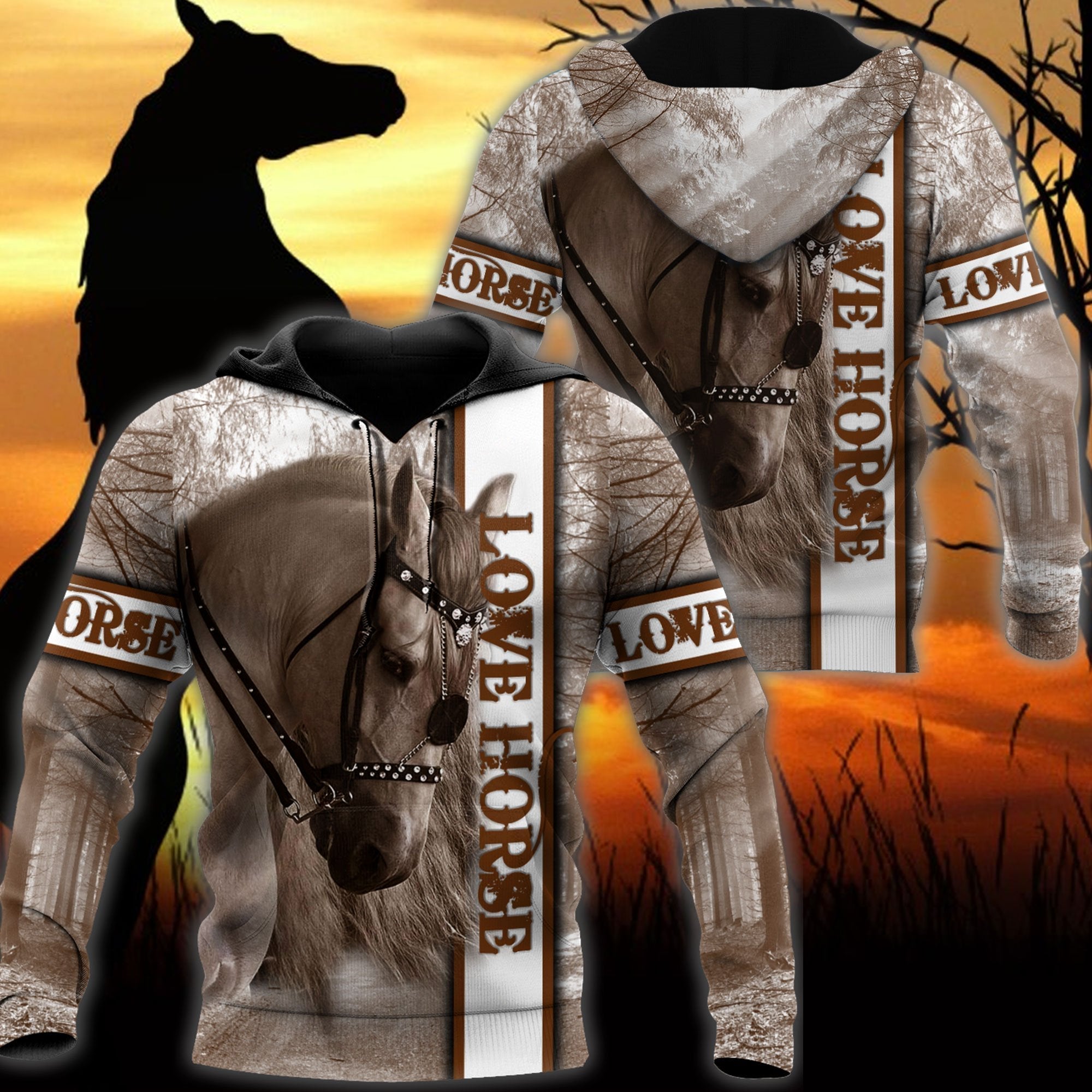 Horse All Over Print  For Men & Women  HT8013