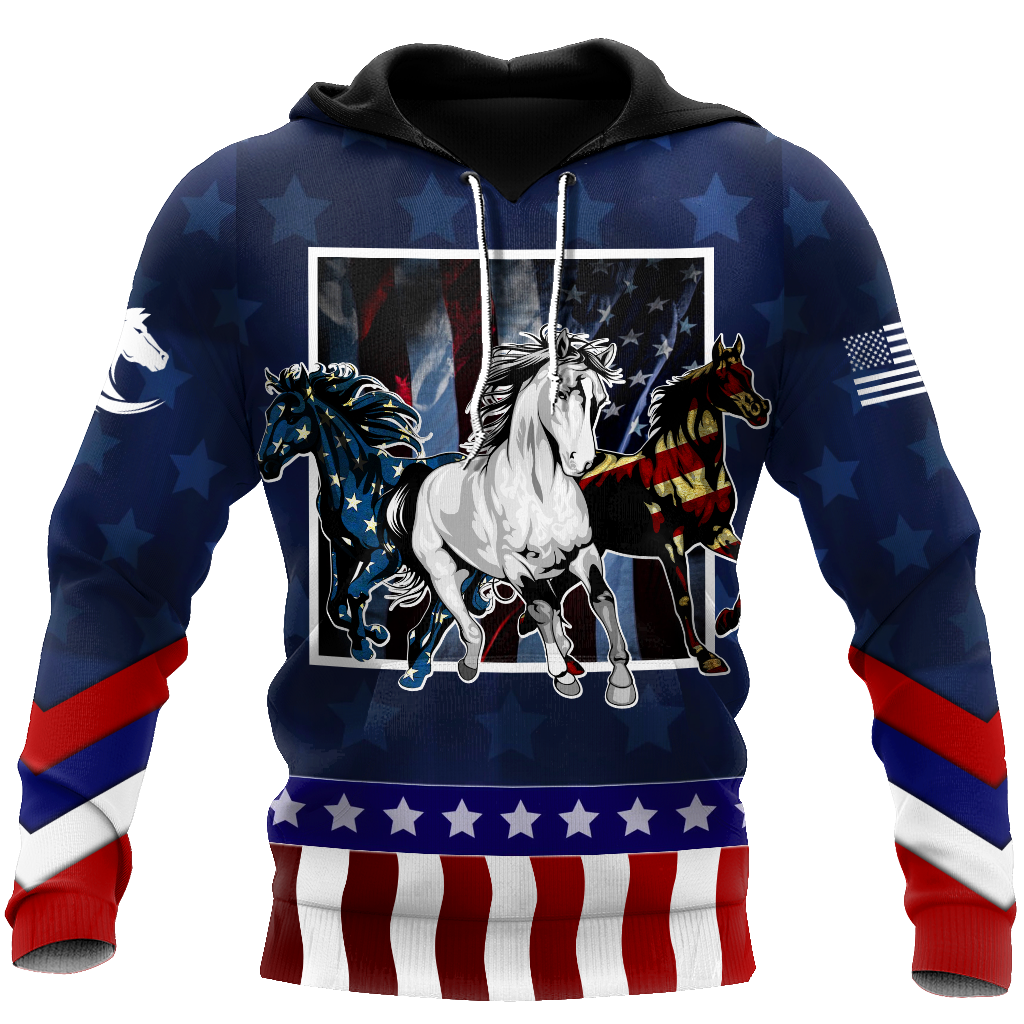 Horses Flag All Over Print  For Men & Women  HT8258