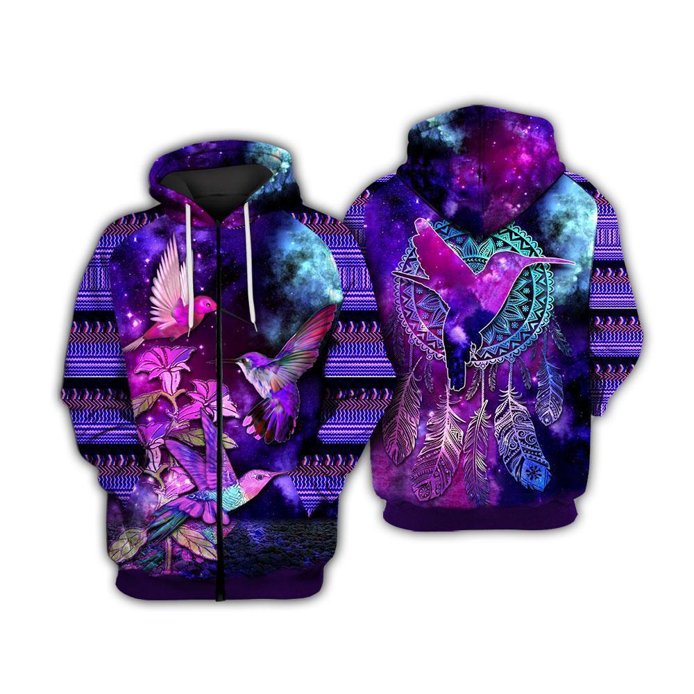 Hummingbird On Galaxy All Over Print  For Men & Women  HT3264N