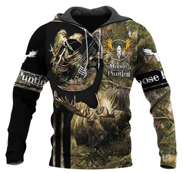 Hunting - Moose Hunter  All Over Print  For Men & Women  HT5267