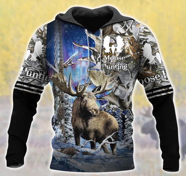 Hunting - Moose Hunter All Over Print  For Men & Women  HT5265