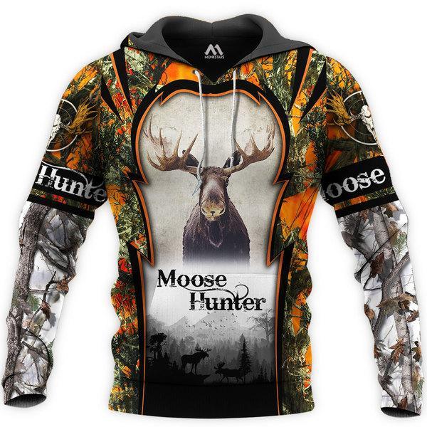 Hunting - Moose Hunter All Over Print  For Men & Women  HT5266