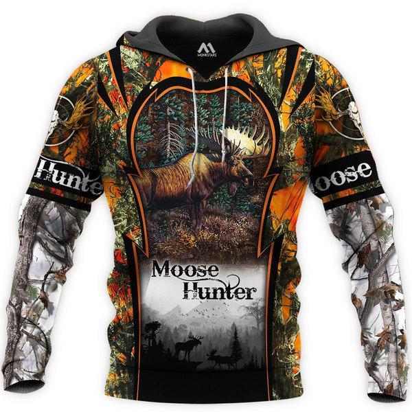 Hunting - Moose Hunter Loop All Over Print  For Men & Women  HT5298